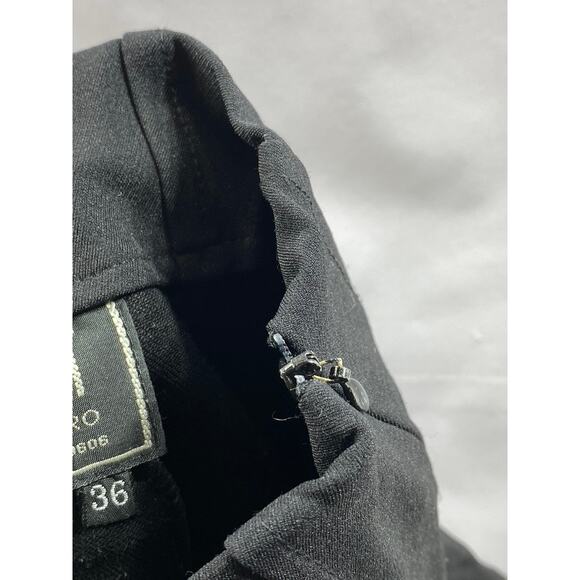 MR. CAT By Isabel De Pedro Women's Black Lace-Up High-Rise Skinny Pant SZ36(US2) - Picture 5 of 10